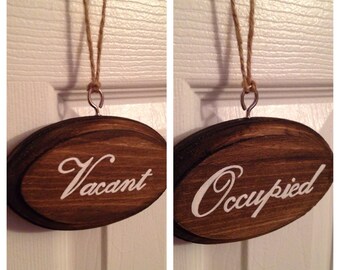 Bathroom Sign Occupied occupied sign | etsy Bathroom Sign Occupied occupied sign | etsy