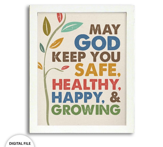 items-similar-to-may-god-keep-you-safe-neutral-nursery-art