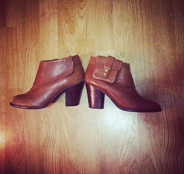 distressed womens booties