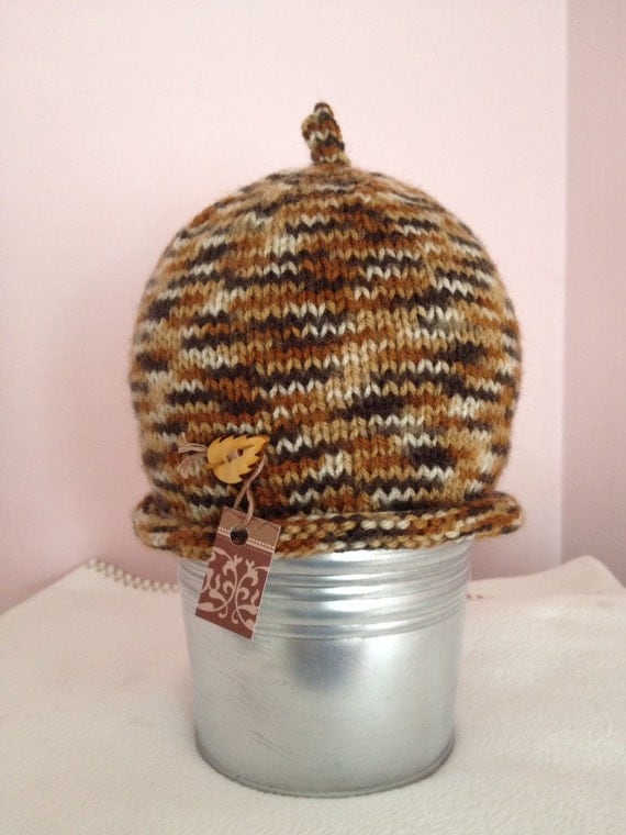 Simple knitted hat pattern sizes 0-6 months to adult