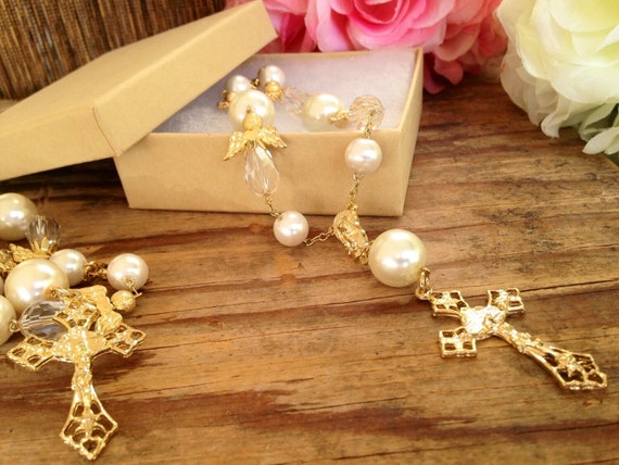 christening  favors charms Baptism mini  favors/ rosary/  recuerditos bautismo/ for cross mini favors