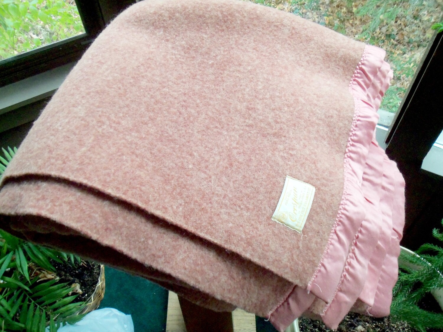 Orrspun Wool Blanket Full Size Wool Blanket Thick Heavy