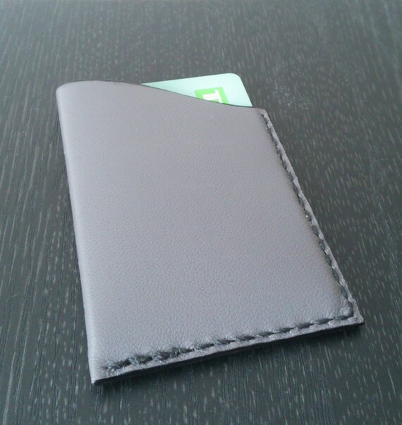 Items similar to Leather card holder / credit card, visa, mastercard