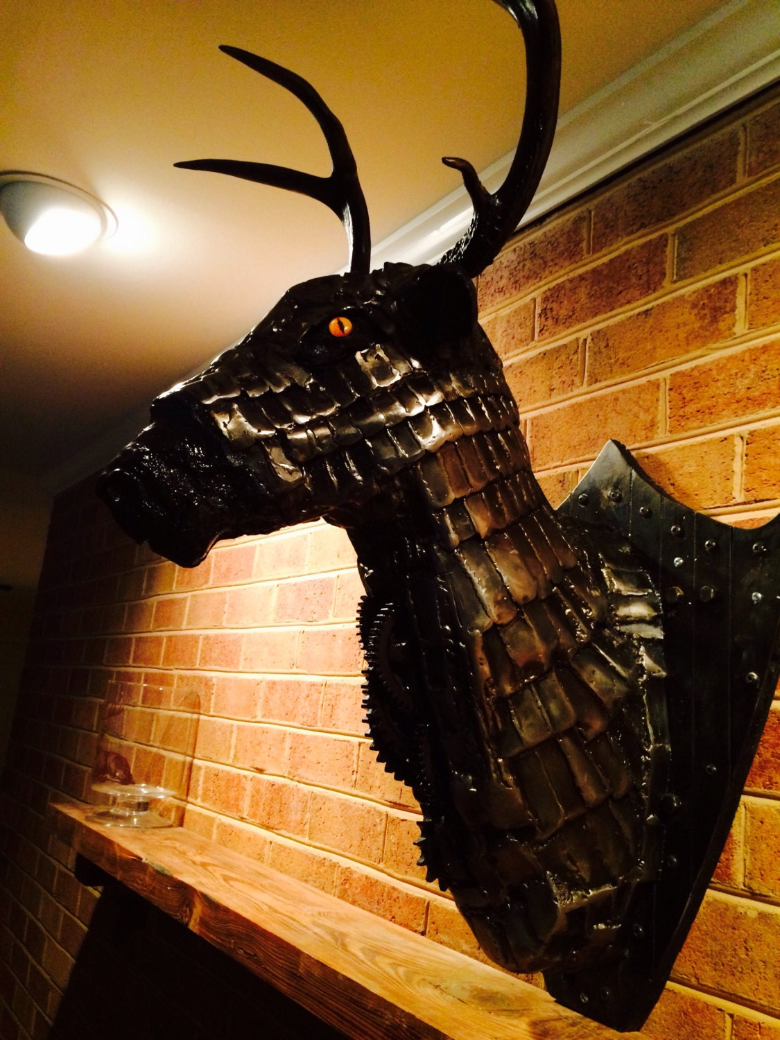 Custom Metal Deer Head Mount