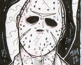 Items Similar To Jason Voorhees Friday The 13th Horror Sign On Etsy