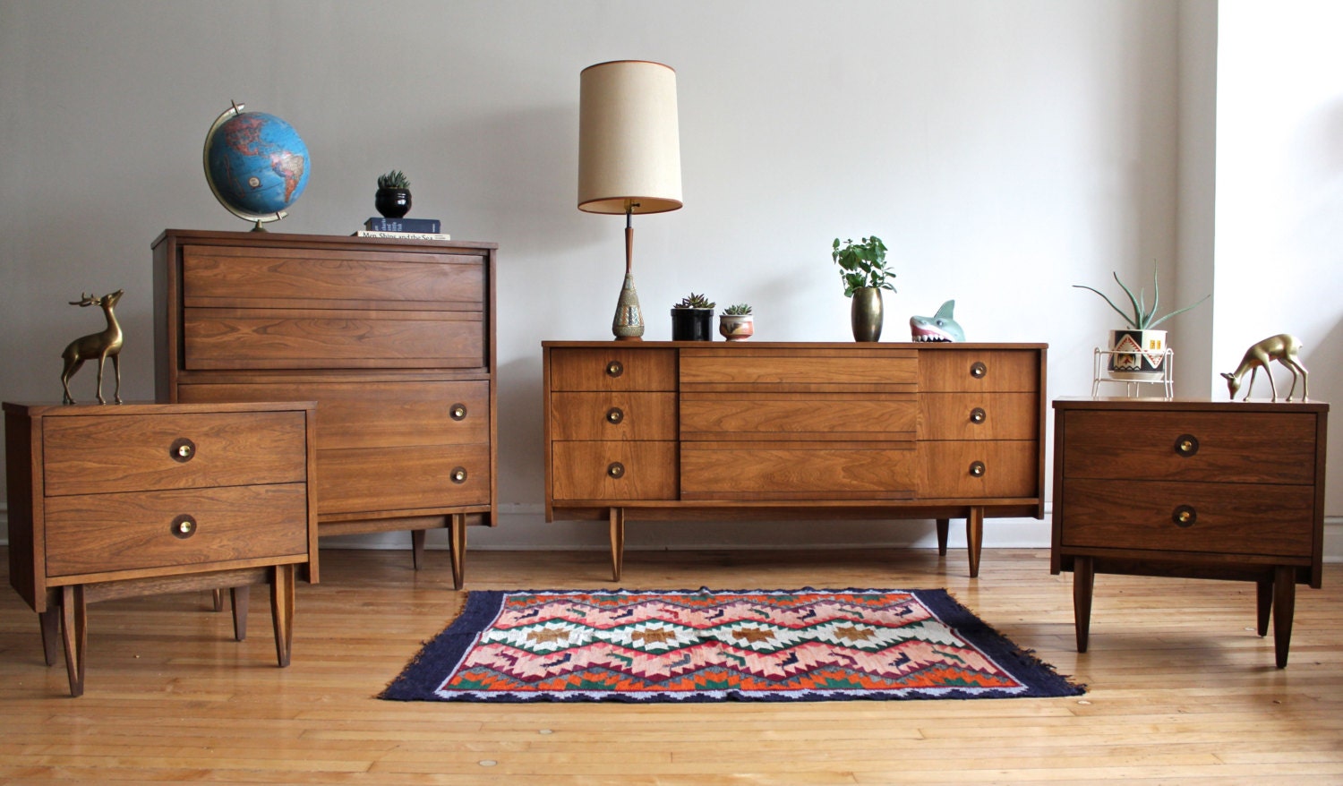 mid century modern king bedroom furniture