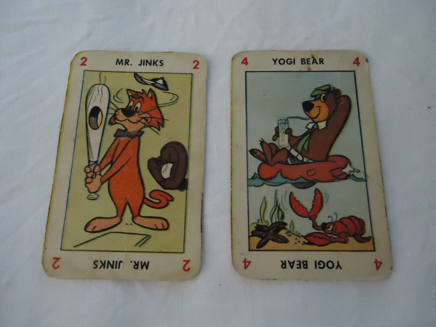vintage Yogi Bear and Mr Jinks cereal by FarmFreshTreasures