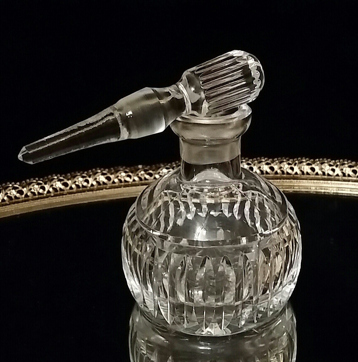 Vintage Waterford Crystal Perfume Bottle Decanter