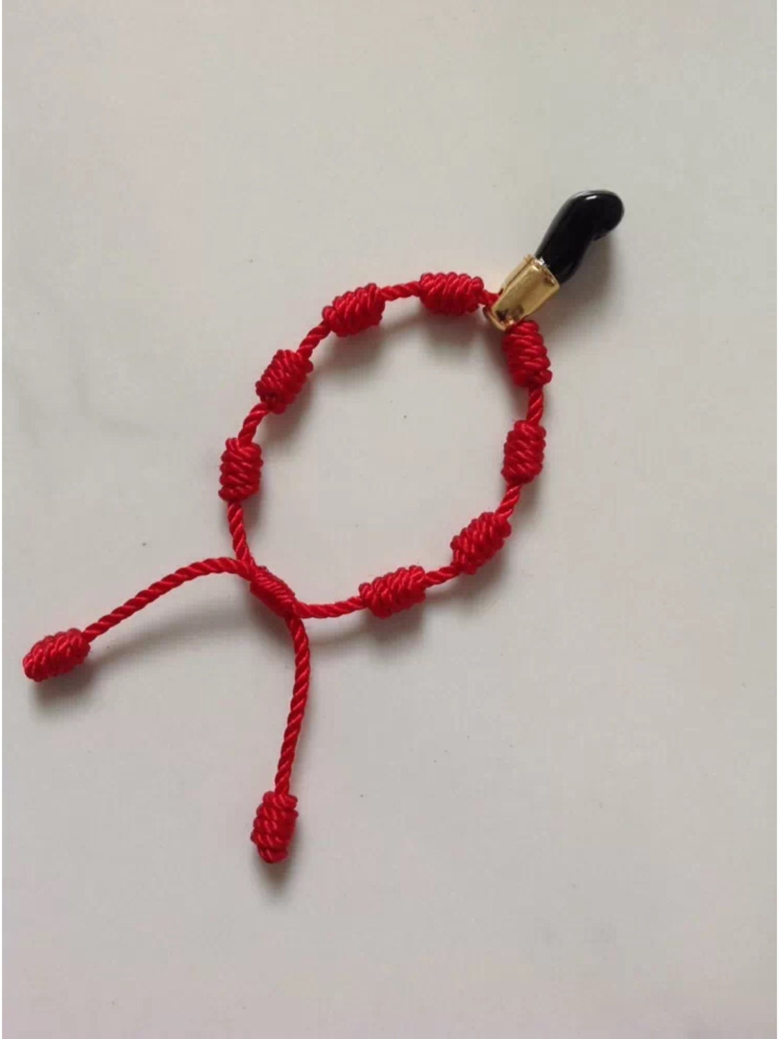 Baby Red Knot Bracelet Good Luck Charm Black Hand
