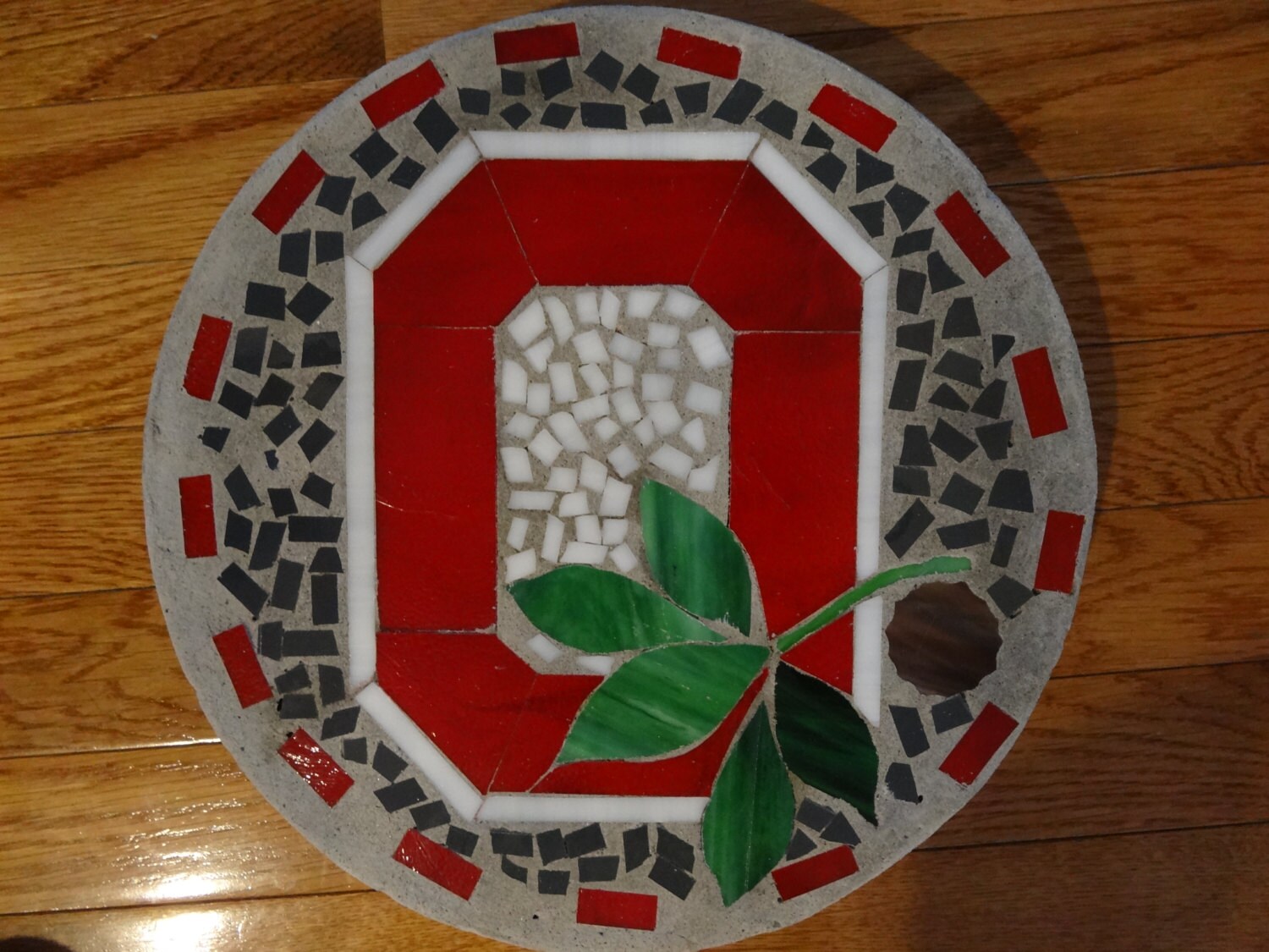 Ohio State University Stained Glass Stepping Stone