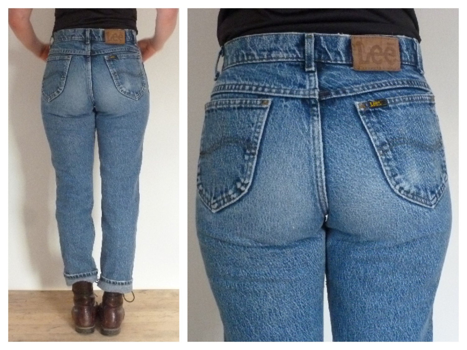 lee high waisted jeans