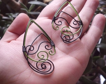 Elf Ear Cuff, Elf Earrings, Elf Ear Earrings, Elf ear Cosplay, Elf Ear Jewelry, Fairy Ears, Wood Elf