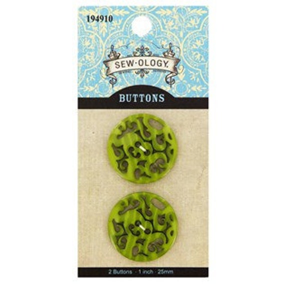 Sewology Brand Glass Cut Out Buttons