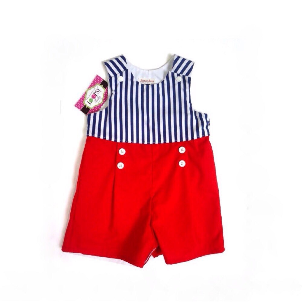 Nautical Collection Sailor Baby Boy Romper Toddler Jumper