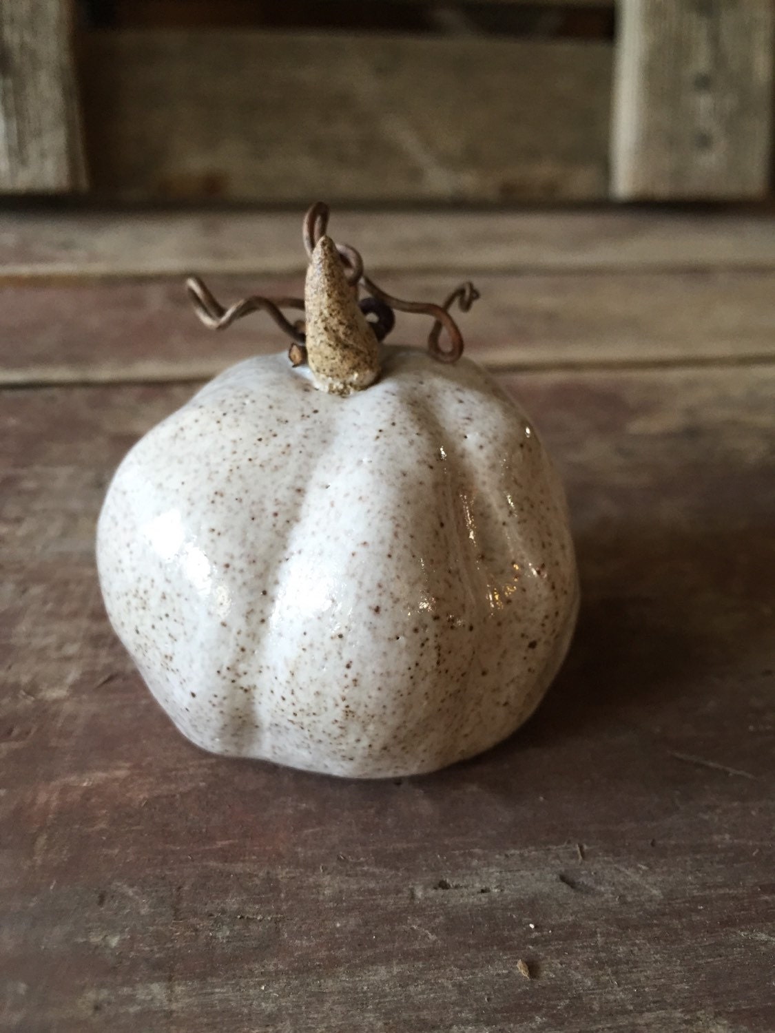 Pumpkin handmade pottery