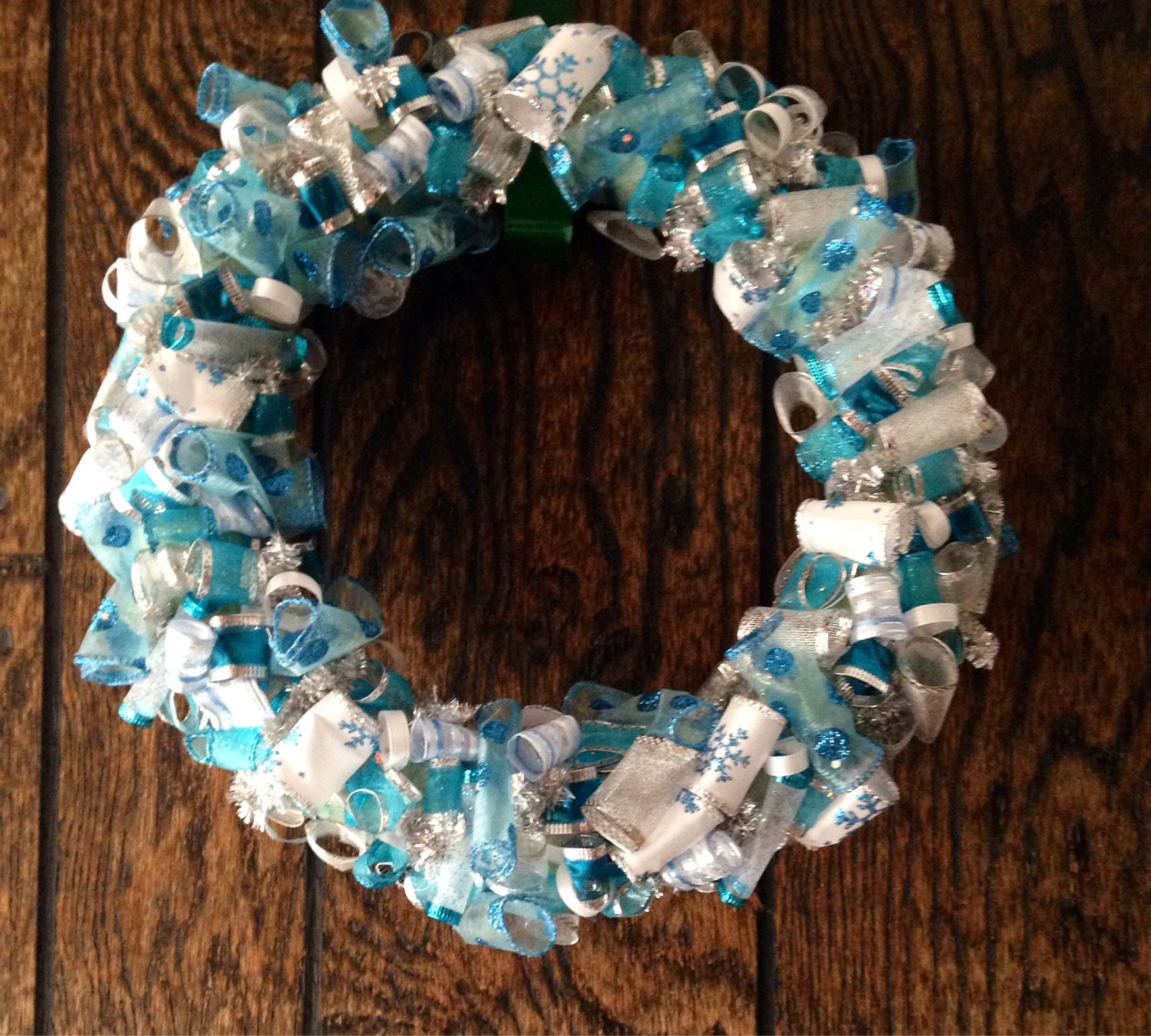 Christmas ribbon wreath