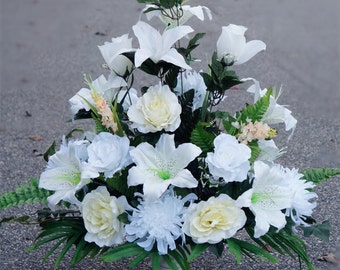 Ivory and White perfect for all wedding,church,home decoration-artificial flowers