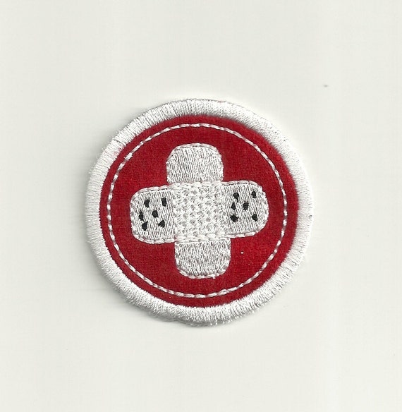 2 First Aid Merit Badge Patch Custom Made