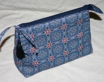 KosmetikTasche 'Ornament' - blue