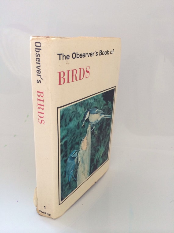 Vintage Book The Observers Book Of Birds 1974 Vintage Book