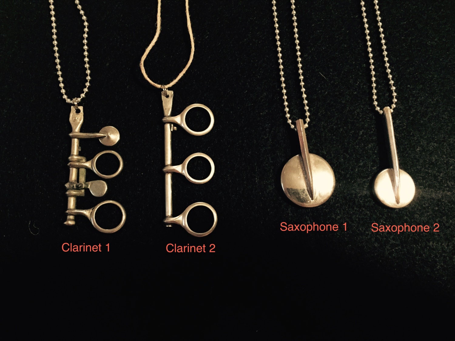 Pendant Necklace Saxophone Pendant Necklace