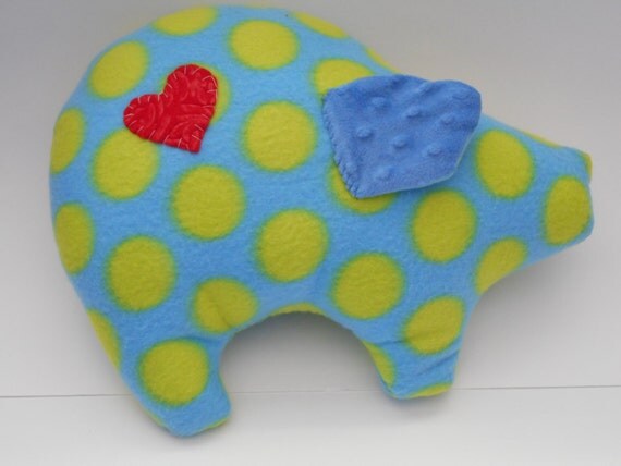 Pig pillow animal pillow child s pillow throw pillow