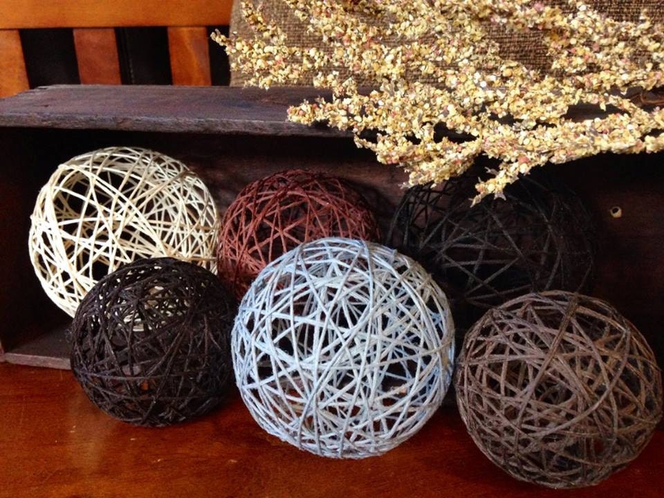 Babbling Brook Decorative Balls Yarn Ball by QuaintBeginnings