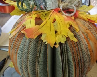 Book pumpkins | Book Pumpkin | Books | Fall Decor| Home decor piece| Pumpkin | Pumpkins