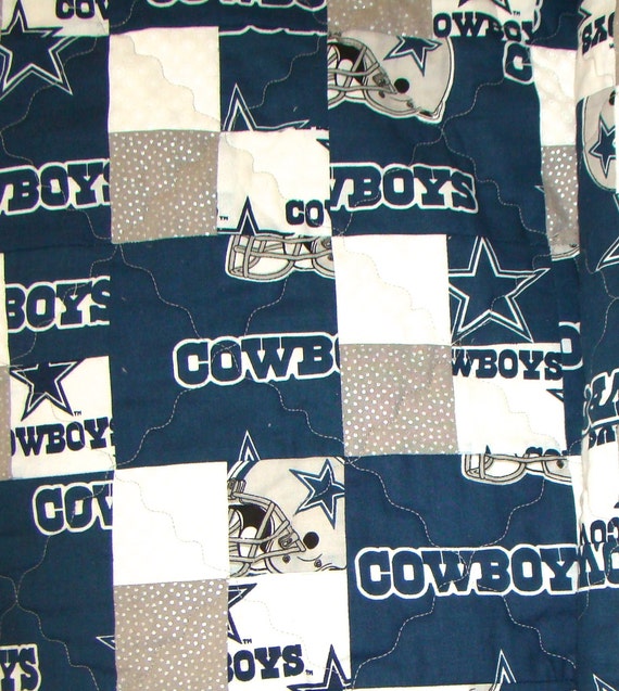 DISCONTINUING ITEM Cowboys Lap Quilt Dallas Cowboys Quilt