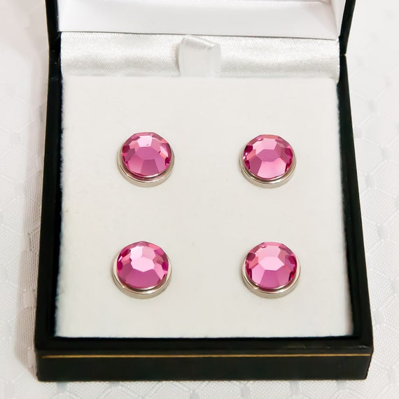 Horse Show Number Holders Rose Swarovski Crystal