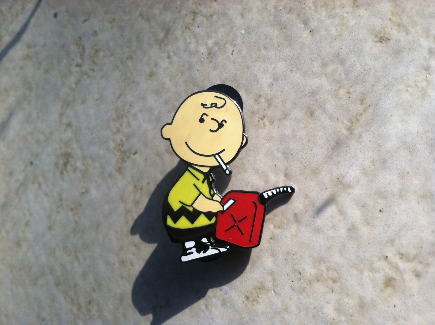 Banksy Charlie Brown Smoking With A Gas Can By Thepinmonger 3163