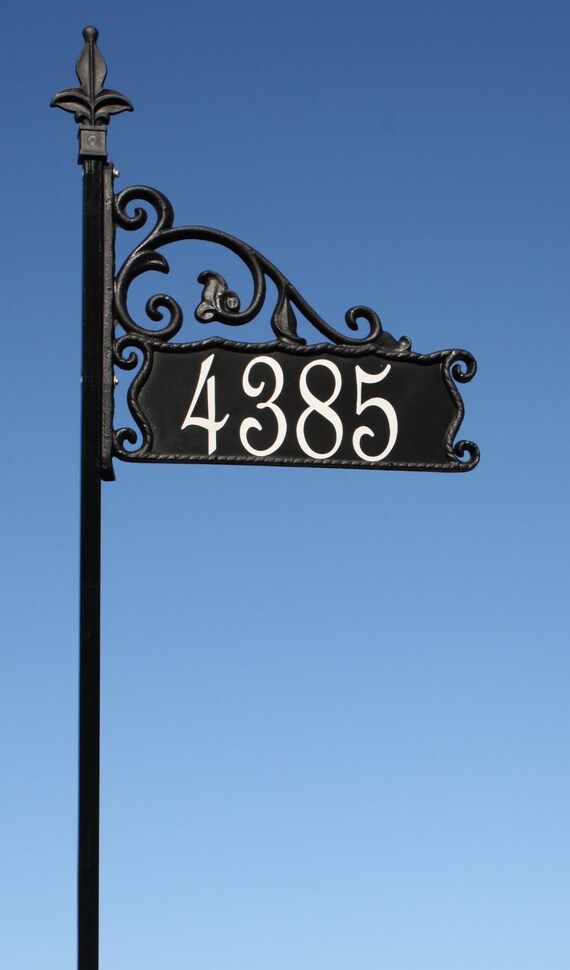 Boardwalk Reflective Address Sign 30 or 48 by AddressAmerica