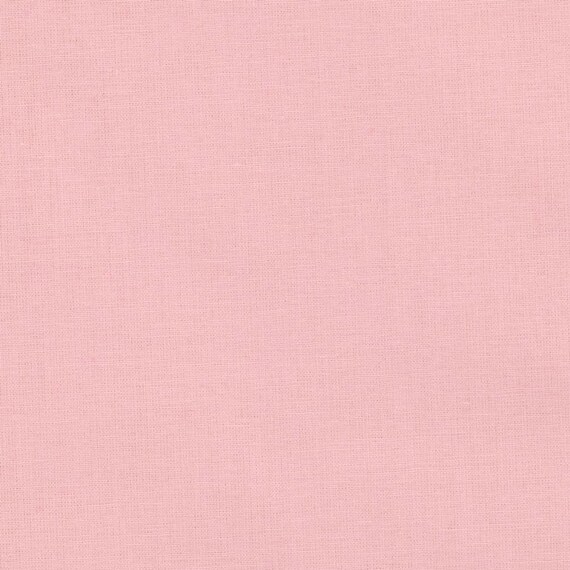 Light Pink Solid Color Cotton Fabric Quilting by by QuiltingFoxes