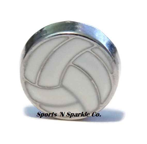 Volleyball Sports Charm for Floating Keepsake Living Lockets