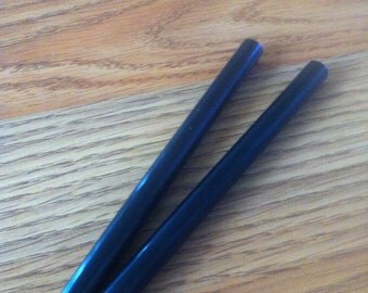 2 black Fusion hair extension keratin glue stick rebond bond I tip extension DIY fusion extensions