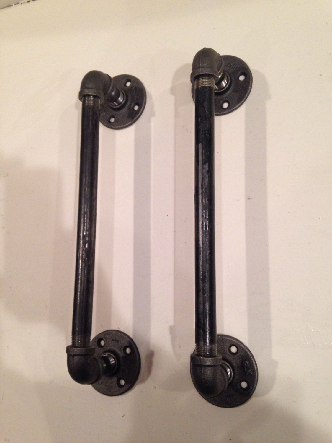 Two Industrial door handle custom sizes by CUTTINGEDGECRAFTSMEN