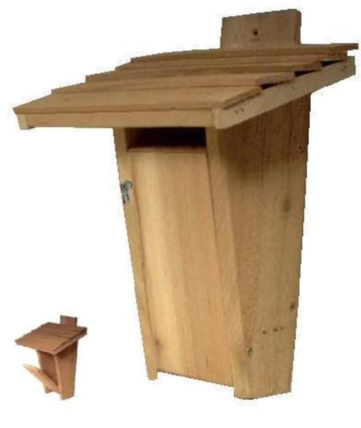 Ark Workshop Slot Bluebird House Birdhouse box by ArkWorkshop