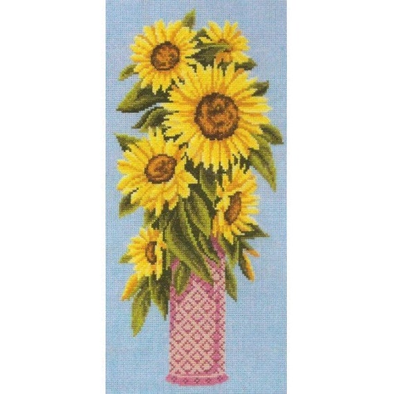 SUNFLOWER Complete Cross Stitch Kit