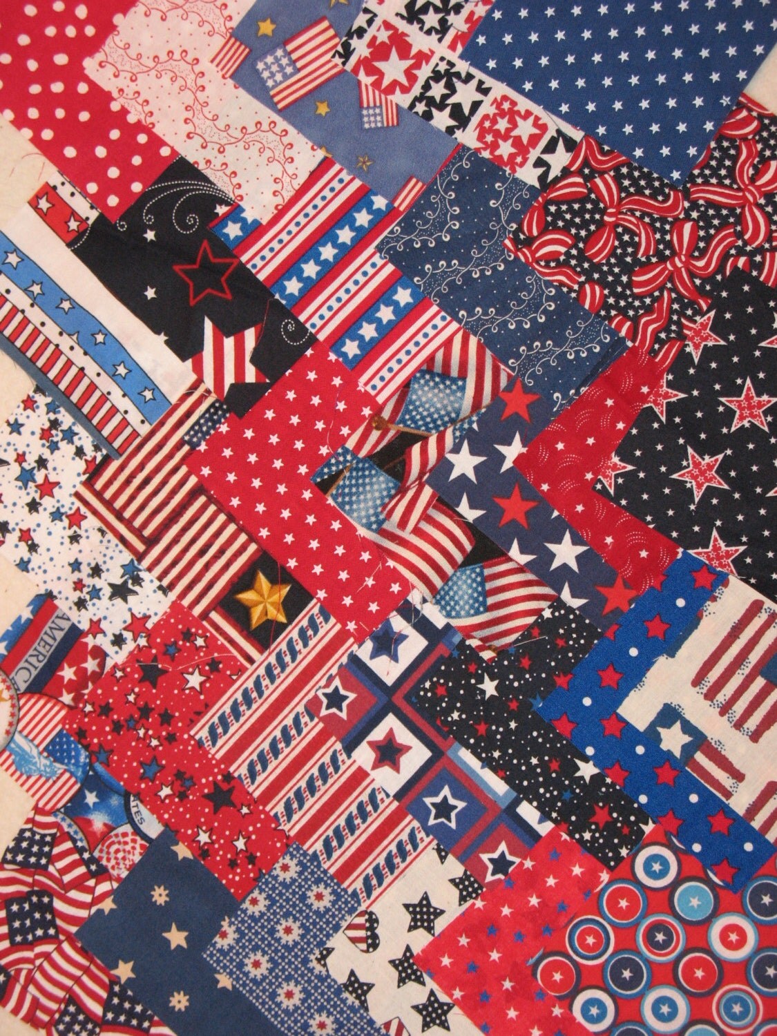 Patriotic Prints 40 4 Fabric by NancysFabricAndQuilt