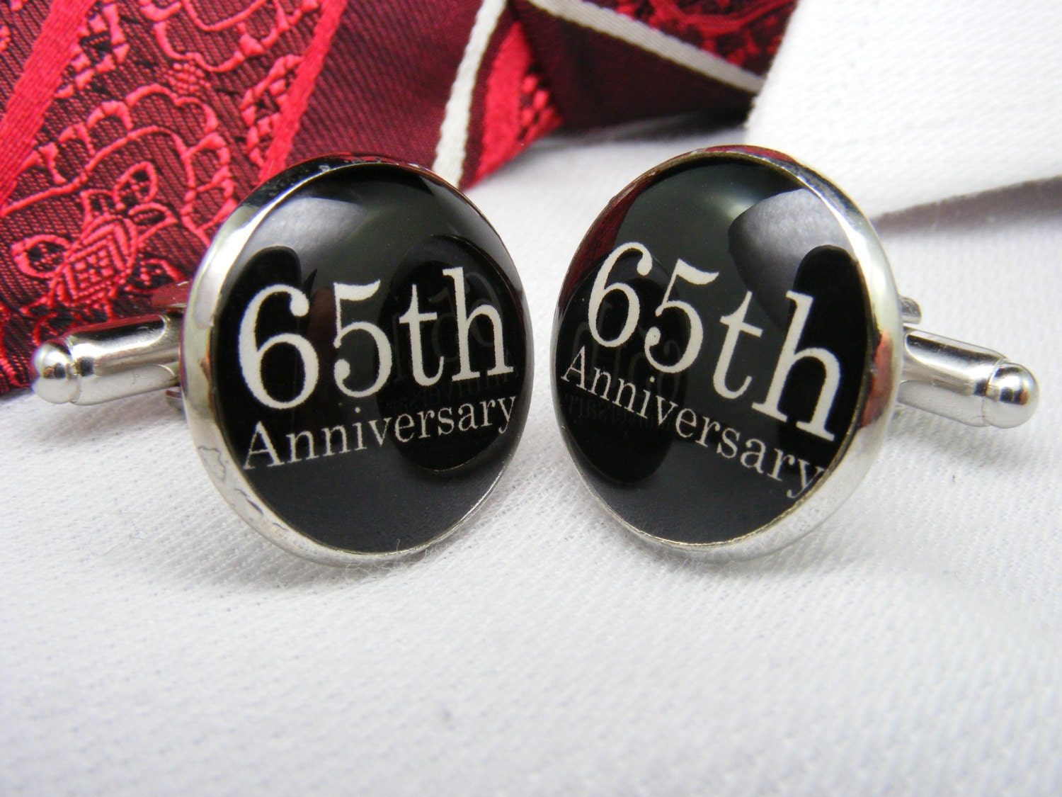 65th Anniversary Cufflinks Wedding Anniversary Gift