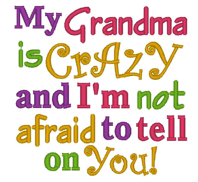 Download Instant Download: My Grandma is Crazy and I'm Not Afraid