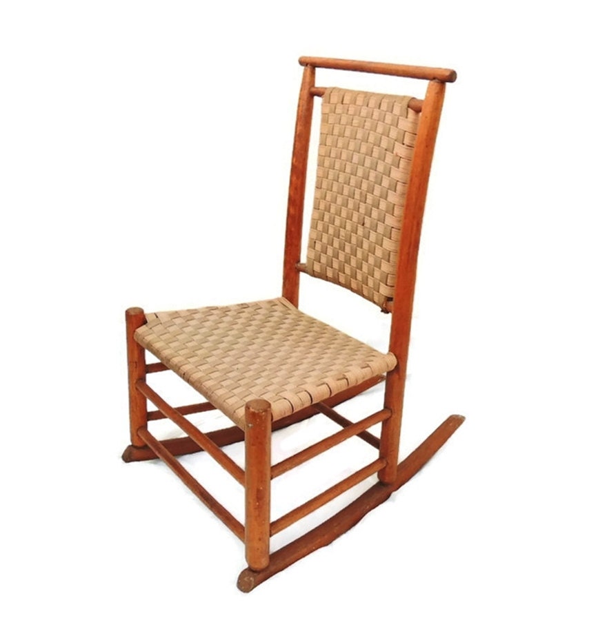 Shaker Child's Rocking Chair 1890s Antique Country