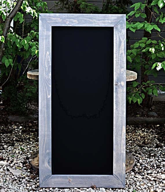 Rustic Chalkboard 48x24 Framed Chalkboard Rustic Home Decor