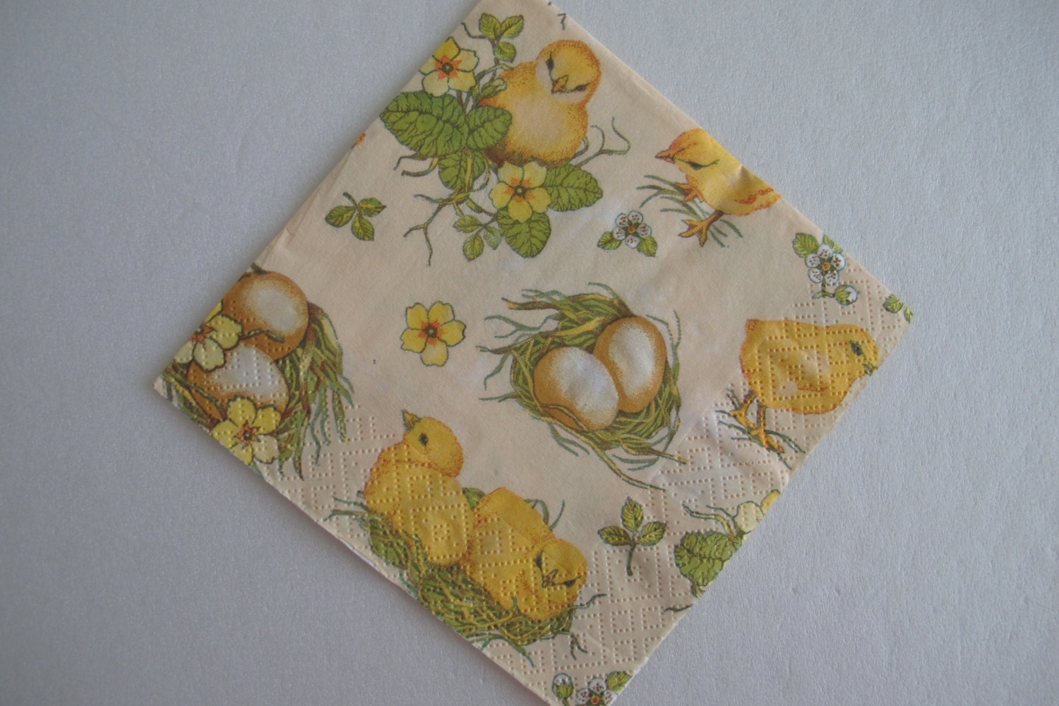 Paper napkin for decoupage cocktail size Easter by NapkinsDeco