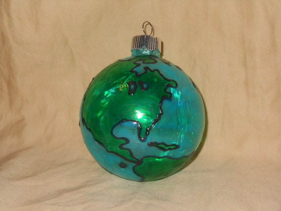 stained glass christmas ornament the earth by craftsbymarcy stained glass christmas ornament the earth by craftsbymarcy
