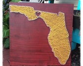 State String Art, Florida State String Art, Any State String Art, Custom String Art