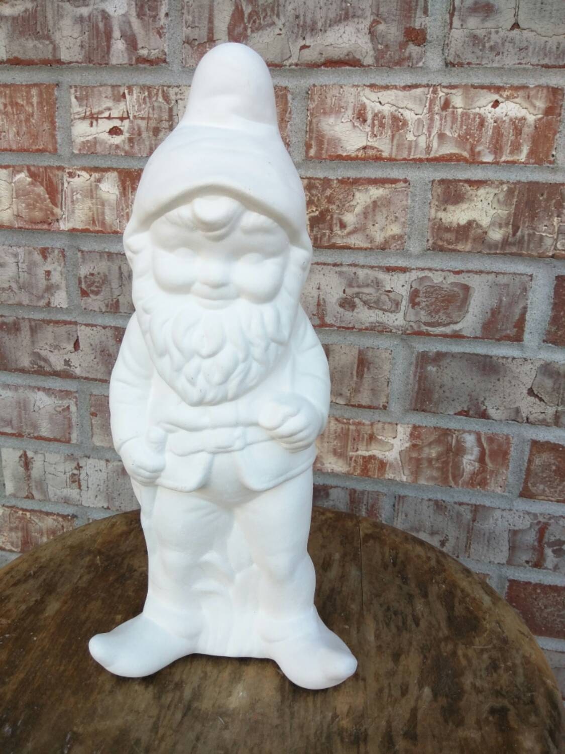Large / Tall Standing Garden Gnome Paint Your Own Gnomes