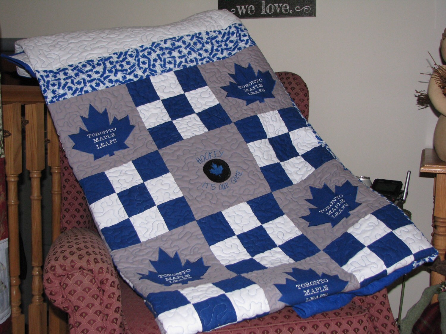 Toronto Maple Leaf Quilt Pattern