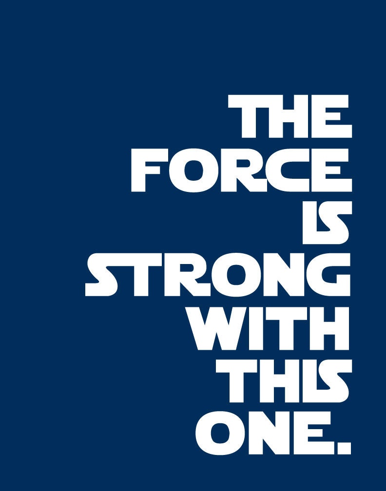 the force is strong with this one tshirt