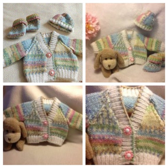 BABY GIFT Knitting Pattern Knit for premature Baby shower PDF